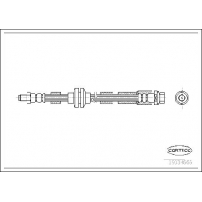 19034666 CORTECO Тормозной шланг