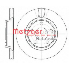 6548.10 METZGER Тормозной диск