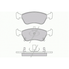 12-0814 E.T.F. Комплект тормозных колодок, дисковый тормоз