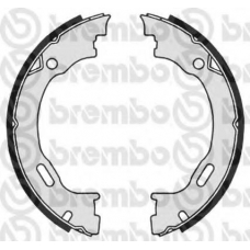 S 50 516 BREMBO Комплект тормозных колодок, стояночная тормозная с