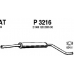 P3216 FENNO Средний глушитель выхлопных газов