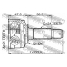 0910-M200 FEBEST Шарнир, приводной вал