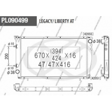 S156U14 NPS Радиатор, охлаждение двигателя