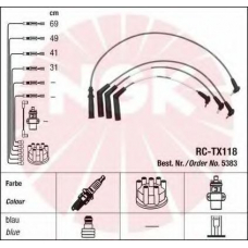 5383 NGK Комплект проводов зажигания