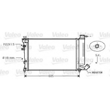 734445 VALEO Радиатор, охлаждение двигателя