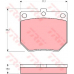 GDB1019 TRW Комплект тормозных колодок, дисковый тормоз