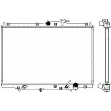 3211-1006 SAKURA  Automotive Радиатор, охлаждение двигателя