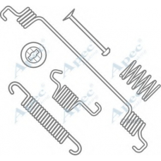 KIT757 APEC Комплектующие, тормозная колодка