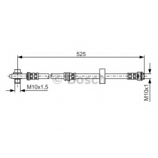 1 987 476 945 BOSCH Тормозной шланг