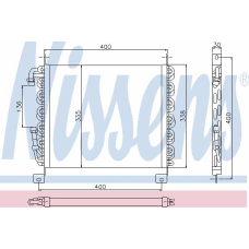 94093 NISSENS Конденсатор, кондиционер