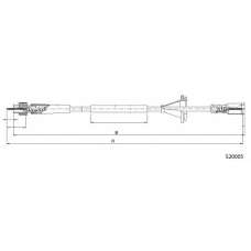 S20005 CABOR Тросик спидометра