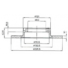 BDC3757 QUINTON HAZELL Тормозной диск