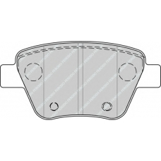 FDB4316 FERODO Комплект тормозных колодок, дисковый тормоз