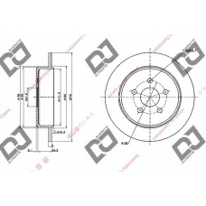 BD1648 DJ PARTS Тормозной диск