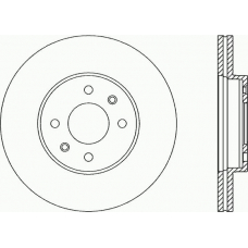 BDA1464.20 OPEN PARTS Тормозной диск