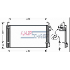 5721401 KUHLER SCHNEIDER Конденсатор, кондиционер