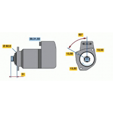 0 001 417 047 BOSCH Стартер