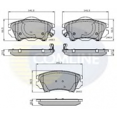 CBP31680 COMLINE Комплект тормозных колодок, дисковый тормоз