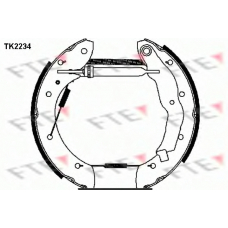TK2234 FTE Комплект тормозных колодок