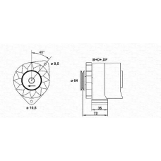 943356134010 MAGNETI MARELLI Генератор