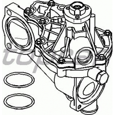 108 077 TOPRAN Водяной насос