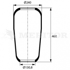 MLF8004 MERITOR Кожух пневматической рессоры