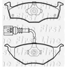 FBP3773 FIRST LINE Комплект тормозных колодок, дисковый тормоз