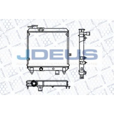 RA0110080 JDEUS Радиатор, охлаждение двигателя