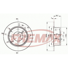 BD-2061 FREMAX Тормозной диск