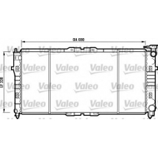 731376 VALEO Радиатор, охлаждение двигателя
