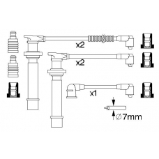 0 986 357 274 BOSCH Комплект проводов зажигания