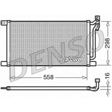 DCN05020 DENSO Конденсатор, кондиционер