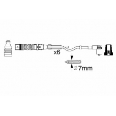 0 986 356 348 BOSCH Комплект проводов зажигания