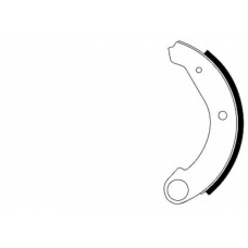 MSK284 MINTEX Комплект тормозных колодок