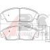 36616 ABS Комплект тормозных колодок, дисковый тормоз