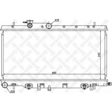 10-25144-SX STELLOX Радиатор, охлаждение двигателя