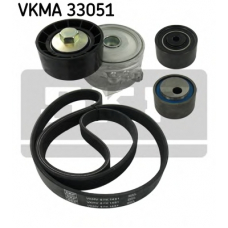 VKMA 33051 SKF Поликлиновой ременный комплект
