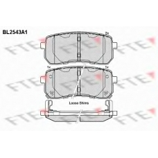 BL2543A1 FTE Комплект тормозных колодок, дисковый тормоз