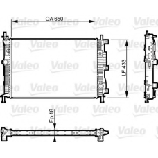 735555 VALEO Радиатор, охлаждение двигателя