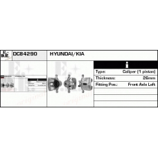 DC84290 EDR Тормозной суппорт