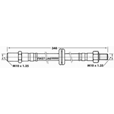 FBH6185 FIRST LINE Тормозной шланг