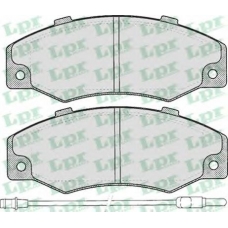 05P276 LPR Комплект тормозных колодок, дисковый тормоз