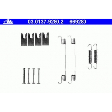 03.0137-9280.2 ATE Комплектующие, тормозная колодка