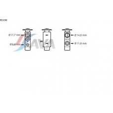 MS1098 AVA Расширительный клапан, кондиционер