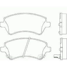 MDK0229 MINTEX Комплект тормозов, дисковый тормозной механизм