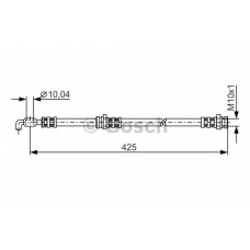 1 987 481 315 BOSCH Тормозной шланг