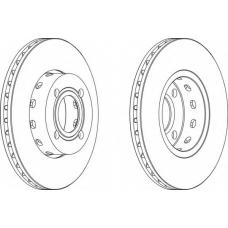 DDF471-1 FERODO Тормозной диск