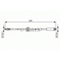 1 987 481 418 BOSCH Тормозной шланг