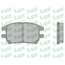 05P1332 LPR Комплект тормозных колодок, дисковый тормоз