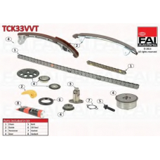 TCK33VVT FAI AutoParts Комплект цели привода распредвала